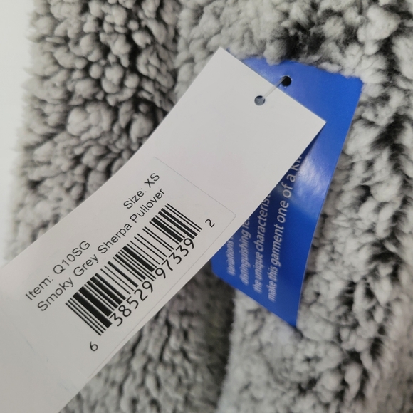 Boxercraft Sherpa Warm Cozy Grey Quarter Zip Pullover Sweatshirt Womens Size XS - Picture 7 of 11